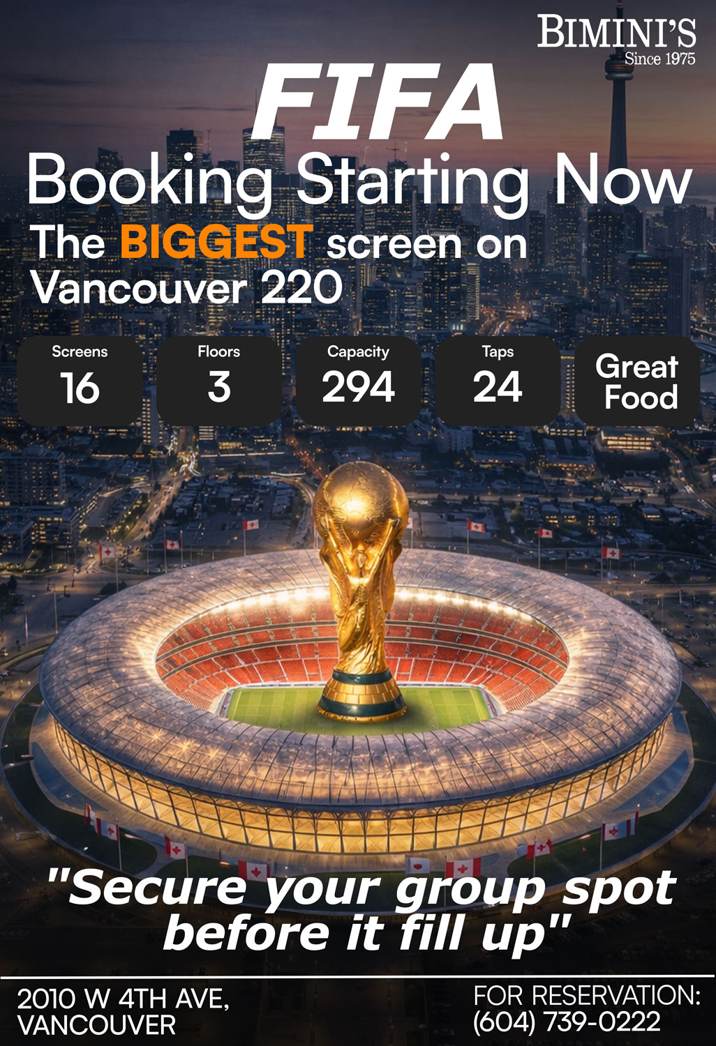 FIFA World Cup Watch Party Vancouver