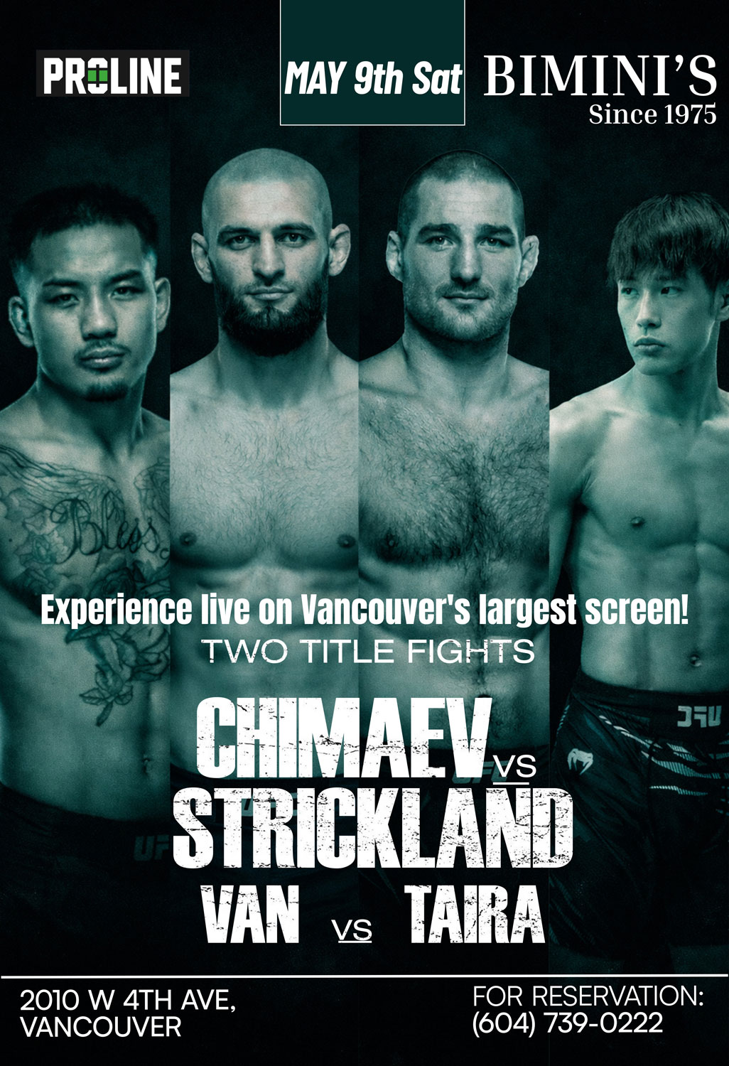 UFC Watch Party Vancouver