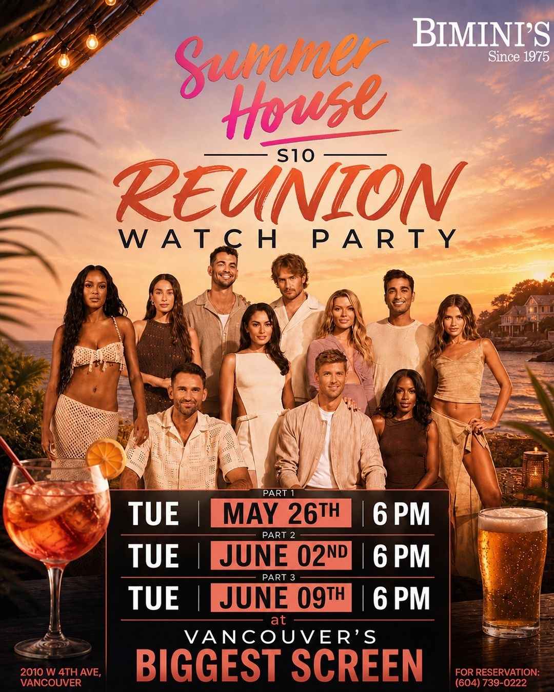 Summer House Reunion Watch Party Vancouver